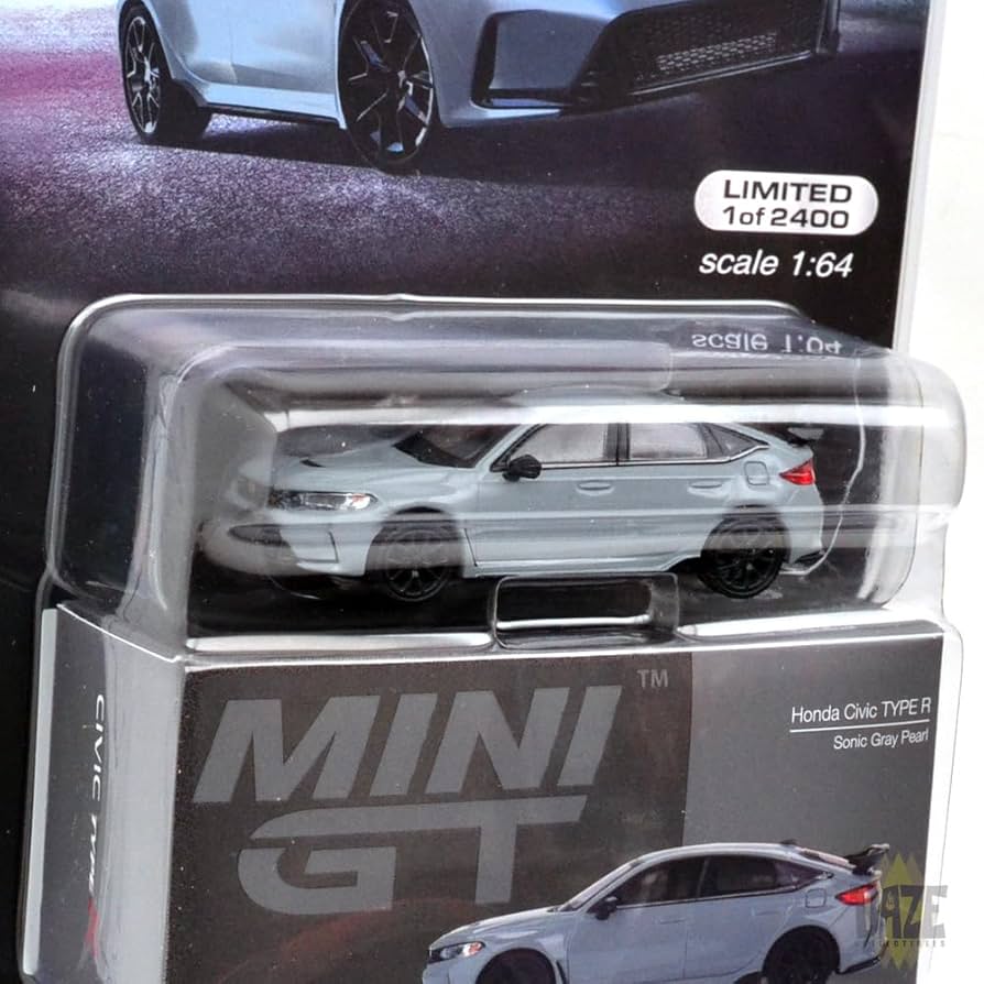 MiniGT ホンダ シビック グレー 1/64 ミニカー 台湾限定モデル Amazon | MINI GT 1/64 ホンダ シビック Type R 2023 ソニック